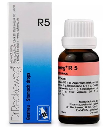 Dr. Reckeweg R5 Stomach and Digestion Drop - 22ml (Pack of 1)