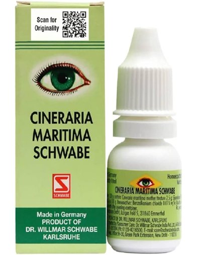 Dr. Willmar Schwabe Germany Cineraria Maritima Schwabe Eye Drop-10 ml (Pack of 1)