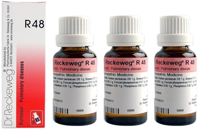 Dr. Reckeweg R48 Pulmonary Diseases Drop -22ml (Pack of 3)