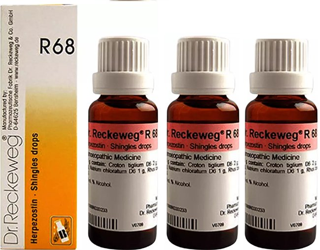 Dr. Reckeweg R68 Shingles Skin Rash Drop -22ml (Pack of 3)