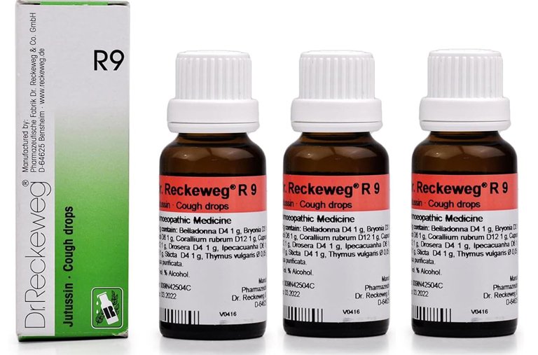Dr. Reckeweg R9 Cough Drop - 22ml (Pack of 3)