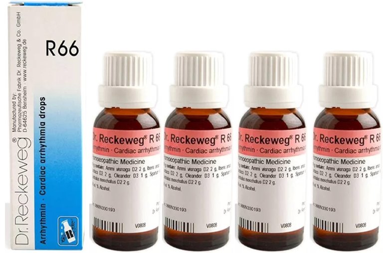 Dr. Reckeweg R66 Cardiac Arrhythmia Drop - 22ml (Pack of 4)