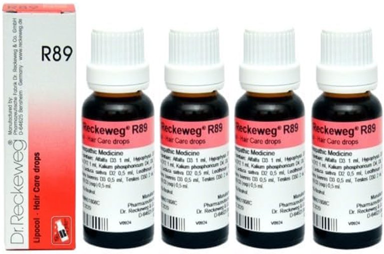 Dr. Reckeweg R89 Hair Care Drop  - 22 ml (Pack of 4)