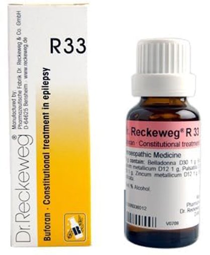 Dr. Reckeweg R33 Epilepsy Drops - 22ml (Pack of 1)