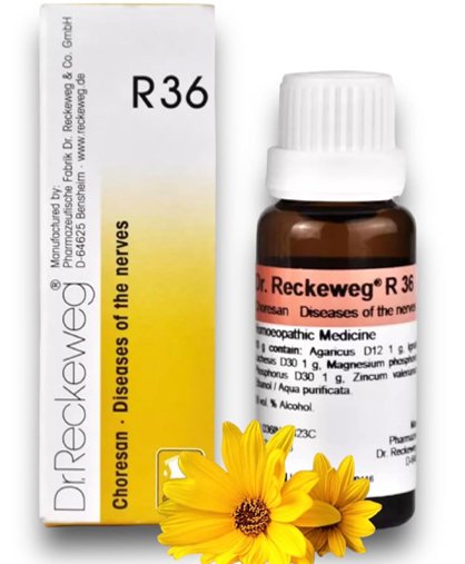 Dr. Reckeweg R36 Nerves Disease Drops - 22 ml (Pack of 1)