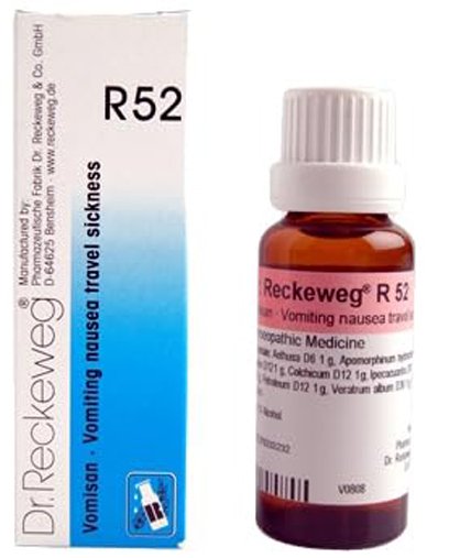 Dr. Reckeweg R52 Travel Sickness Drops - 22 ml (Pack of 1)