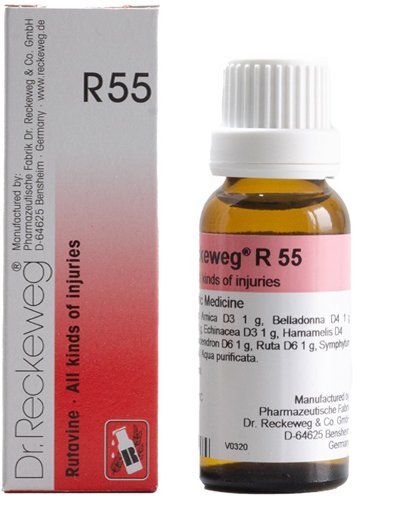 Dr. Reckeweg R55 All Kinds Of Injuries Drops - 22 ml (Pack of 1)