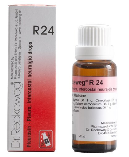Dr. Reckeweg R24 Pleurisy And Intercostal Neuralgia Drop - 22ml (Pack of 1)