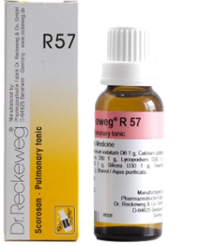 Dr. Reckeweg R57 Pulmonary Tonic Drops - 22 ml (Pack of 1)