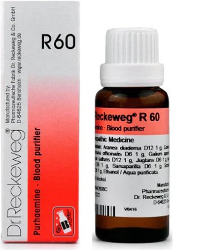 Dr. Reckeweg R60 Blood Purifier Drops - 22 ml (Pack of 1)