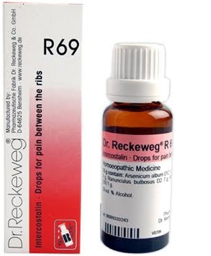 Dr. Reckeweg R69 for Pain Between The Ribs Drops - 22 ml (Pack of 1)