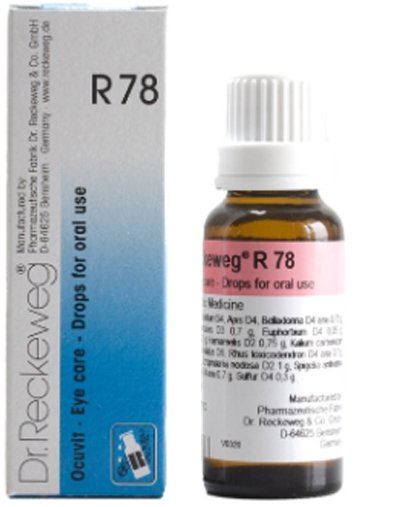 Dr. Reckeweg R78 Eye Care Drop | For Eye Care - 22 ml (Pack of 1)