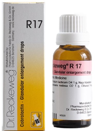 Dr. Reckeweg R17 Glandular Enlargement Drop - 22ml (Pack of 1)