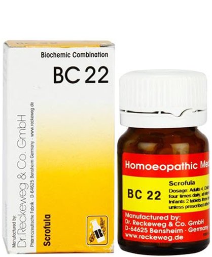 Dr. Reckeweg Bio-Combination 22 (BC 22) Tablets - 20 gm