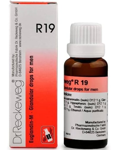 Dr. Reckeweg R19 Glandular Drops for Men - 22ml (Pack of 1)