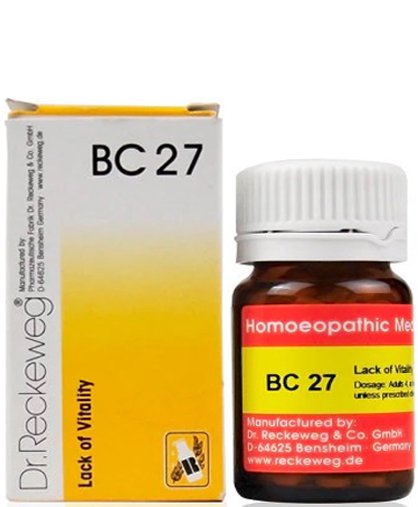 Dr. Reckeweg Bio-Combination 27 (BC 27) Tablets - 20 gm