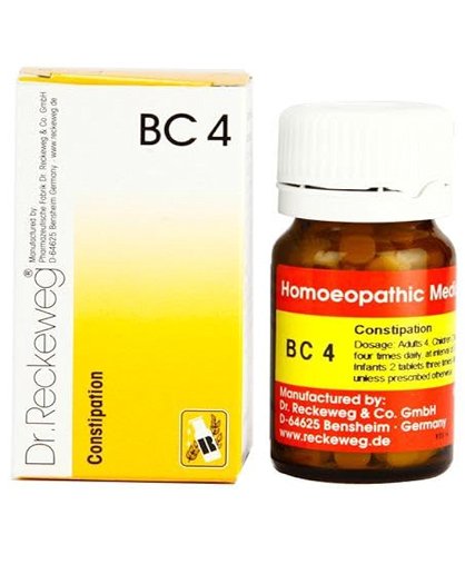 Dr. Reckeweg Bio-Combination 4 (BC 4) Tablets - 20 gm (Pack of 1)