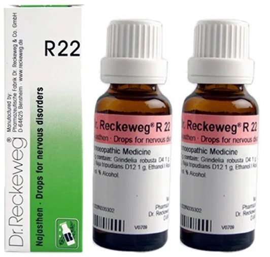 Dr. Reckeweg R22 Nervous Disorders Drops -22ml (Pack of 2)