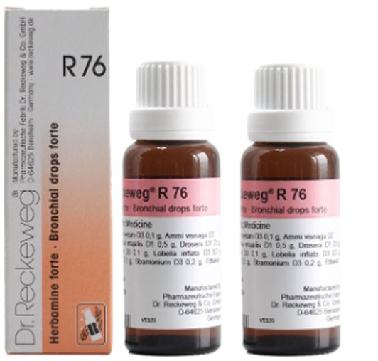 Dr. Reckeweg R76 Asthma Forte Drops -22ml (Pack of 2)