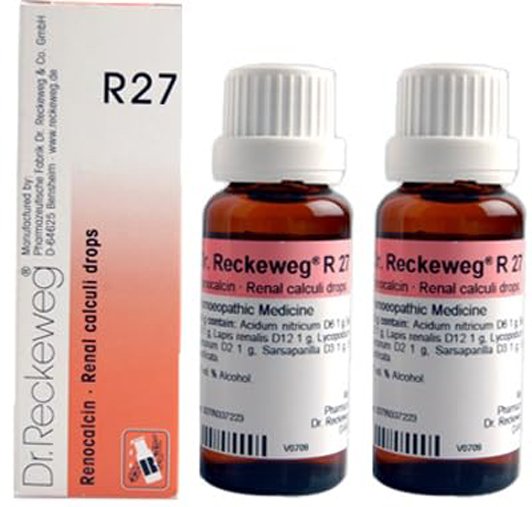 Dr. Reckeweg R27 Renal Calculi Drops -22ml (Pack of 2)