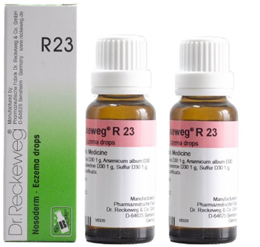Dr. Reckeweg R23 Eczema Drops  - 22 ml (Pack of 2)