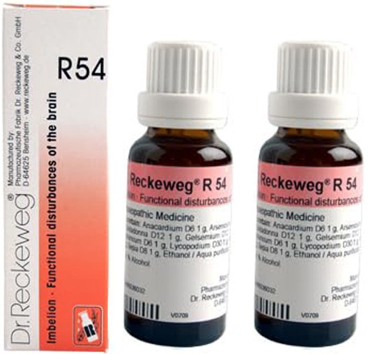 Dr. Reckeweg R54 Memory Drops - 22 ml (Pack of 2)