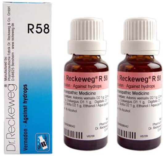 Dr. Reckeweg R58 Against Hydrops Drops - 22 ml (Pack of 2)
