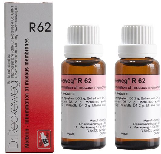 Dr. Reckeweg R62 Measles Drops - 22 ml (Pack of 2)