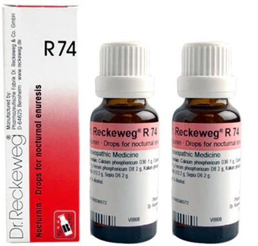 Dr. Reckeweg R74 Nocturnal Enuresis Drops - 22 ml (Pack of 2)