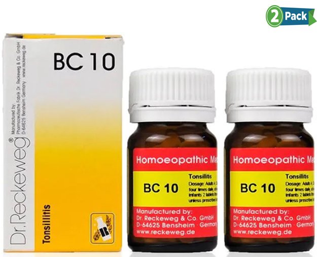 Dr. Reckeweg Bio-Combination 10 (BC 10) Tablets - 20 gm (Pack of 2)
