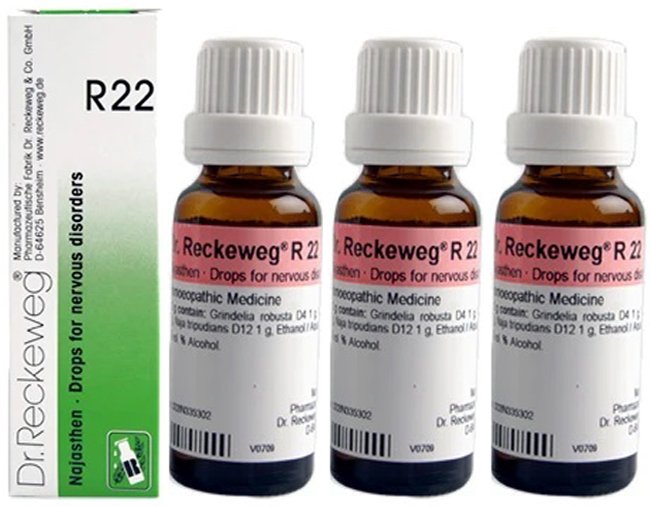 Dr. Reckeweg R22 Nervous Disorders Drops -22ml (Pack of 3)