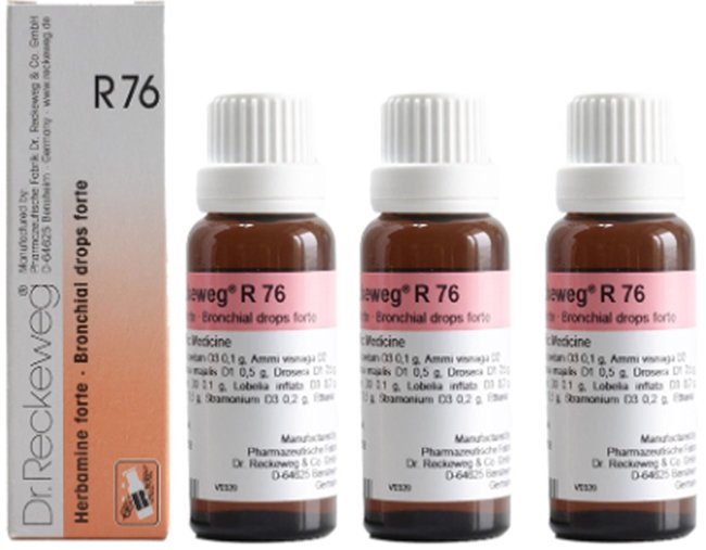 Dr. Reckeweg R76 Asthma Forte Drops -22ml (Pack of 3)