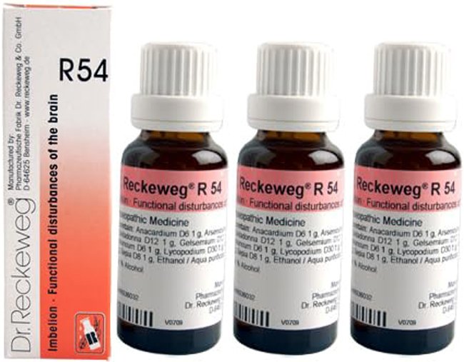 Dr. Reckeweg R54 Memory Drops - 22 ml (Pack of 3)