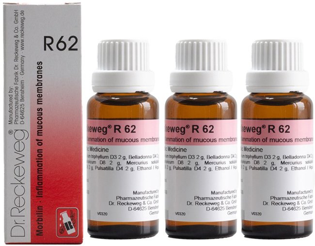 Dr. Reckeweg R62 Measles Drops - 22 ml (Pack of 3)