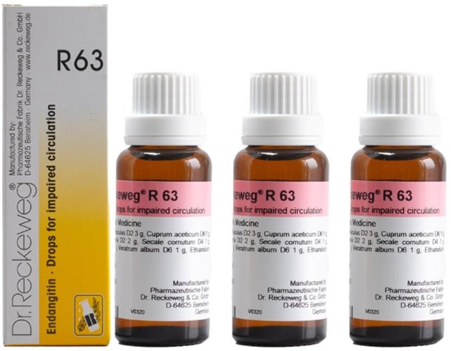 Dr. Reckeweg R63 Impaired Circulation Drops - 22 ml (Pack of 3)
