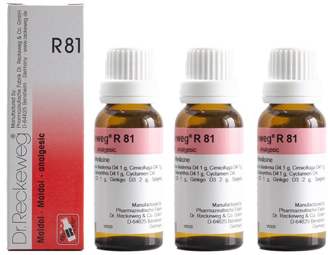 Dr. Reckeweg R81 Analgesic Drops - 22 ml (Pack of 3)