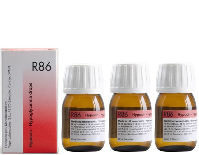 Dr. Reckeweg R86 Low Blood Sugar Drops - 30 ml (Pack of 3)