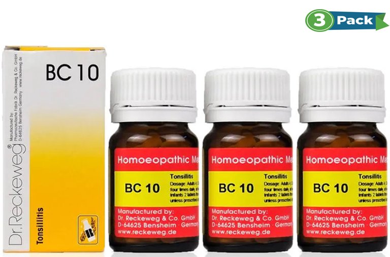 Dr. Reckeweg Bio-Combination 10 (BC 10) Tablets - 20 gm (Pack of 3)