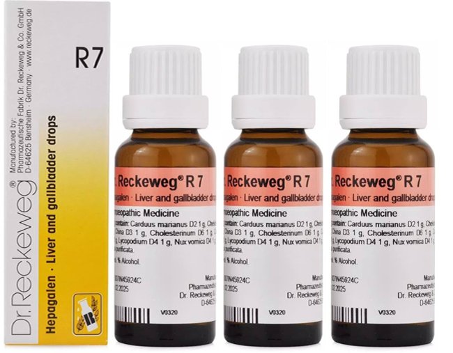 Dr. Reckeweg R7 Liver and Gallbladder Drop - 22ml (Pack of 3)