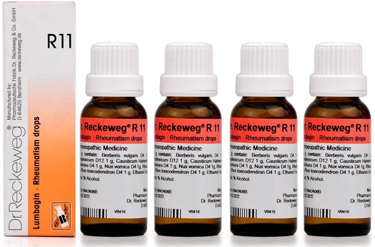 Dr. Reckeweg R11 Rheumatism Drop | For Pain Relief  -22ml (Pack of 4)