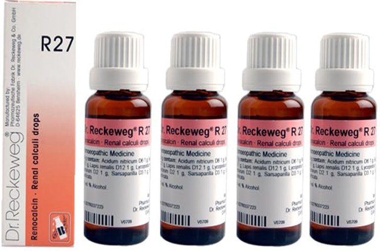 Dr. Reckeweg R27 Renal Calculi Drops -22ml (Pack of 4)
