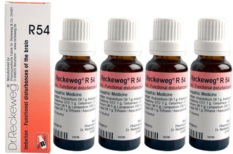 Dr. Reckeweg R54 Memory Drops - 22 ml (Pack of 4)