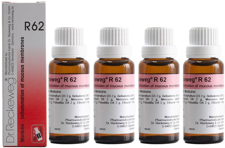 Dr. Reckeweg R62 Measles Drops - 22 ml (Pack of 4)