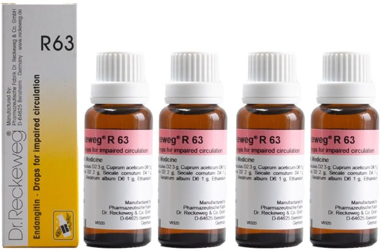 Dr. Reckeweg R63 Impaired Circulation Drops - 22 ml (Pack of 4)