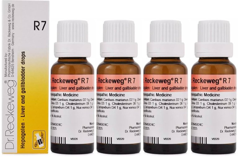 Dr. Reckeweg R7 Liver and Gallbladder Drop - 22ml (Pack of 4)