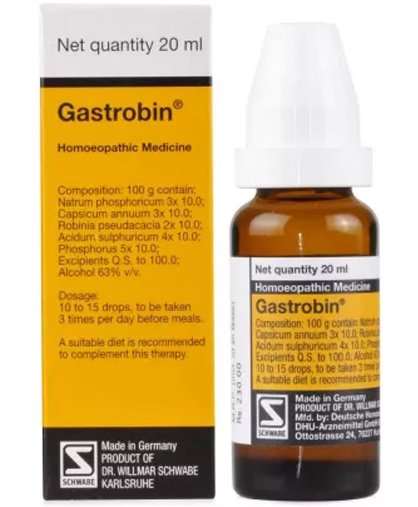 Dr Willmar Schwabe Germany Gastrobin Drop - 20 ml