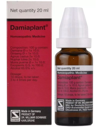Dr Willmar Schwabe Germany Damiaplant Drop - 20 ml
