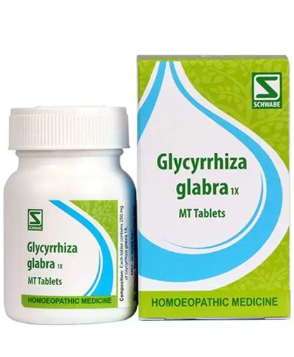 Dr Willmar Schwabe Glycyrrhiza Glabra 1X MT Tablet - 20 gm