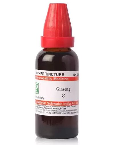 Dr Willmar Schwabe India Ginseng Mother Tincture Q Drop - 30 ml