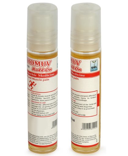 SBL Orthomuv Roll On Massage Oil - 30 ml